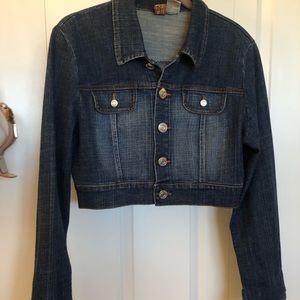 Short jean jacket.  Size large